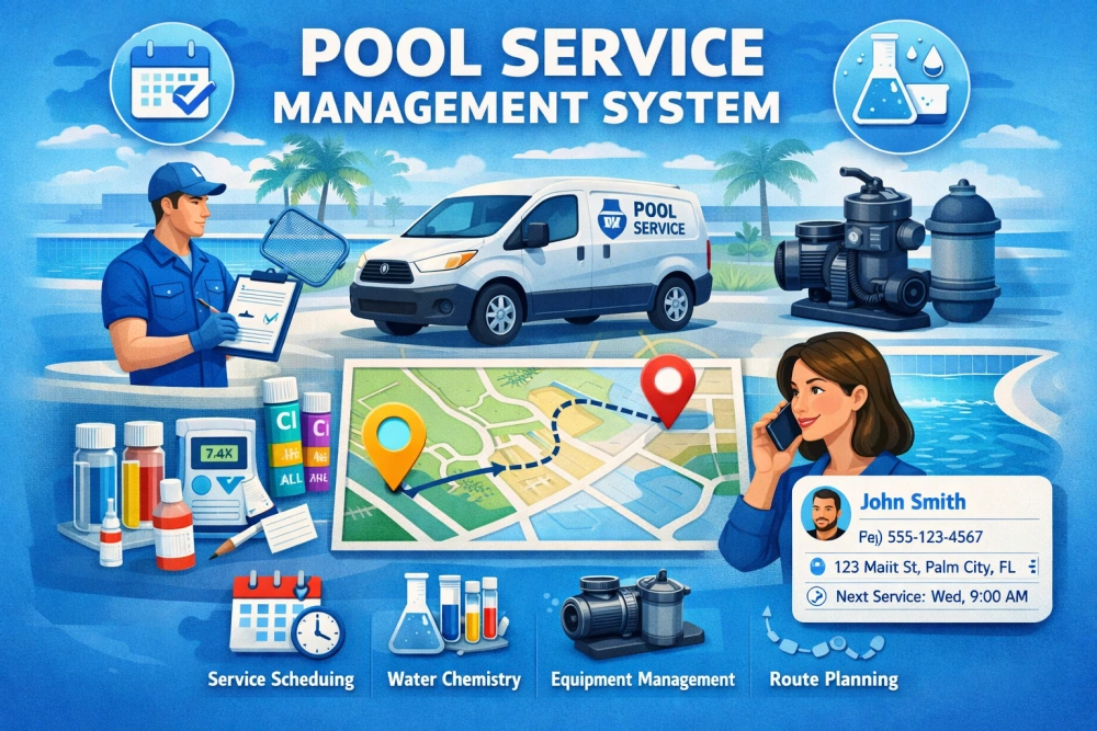 Pool Service Management System
