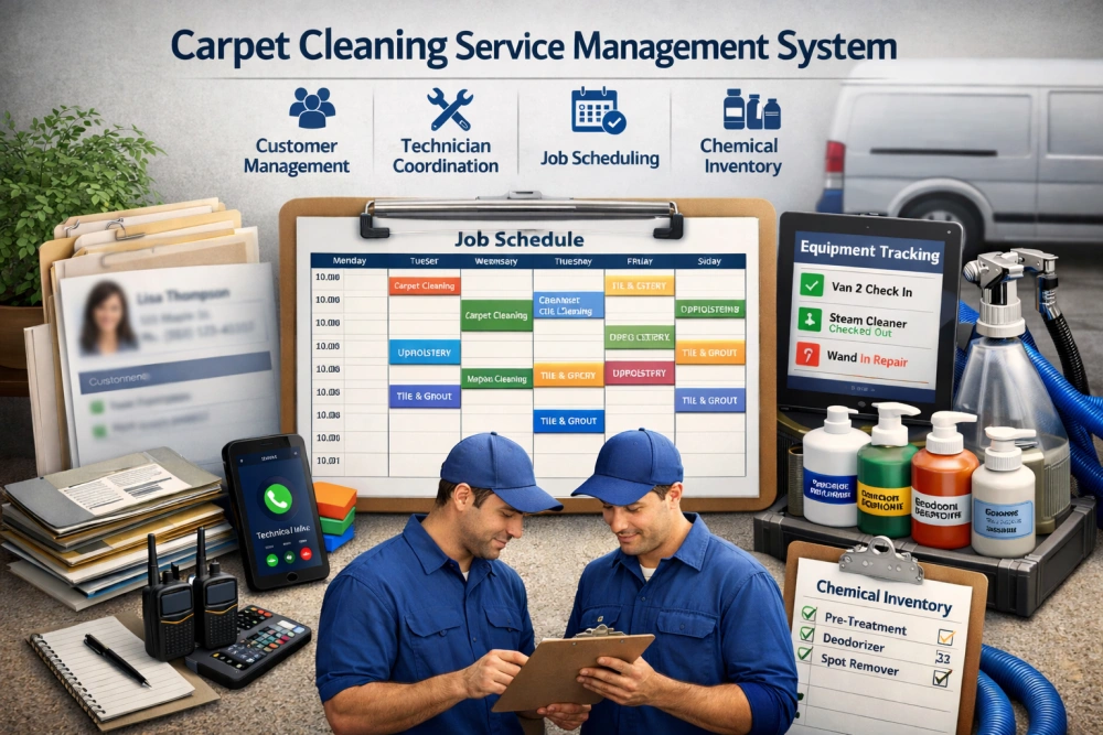 Carpet Cleaning Service Management