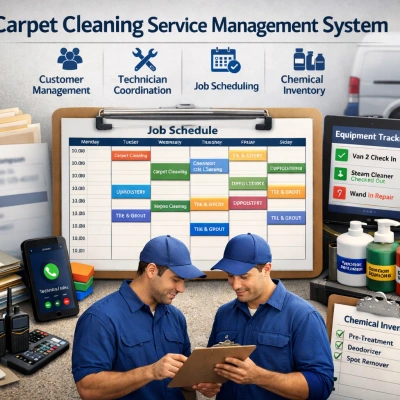 Carpet Cleaning Service Management