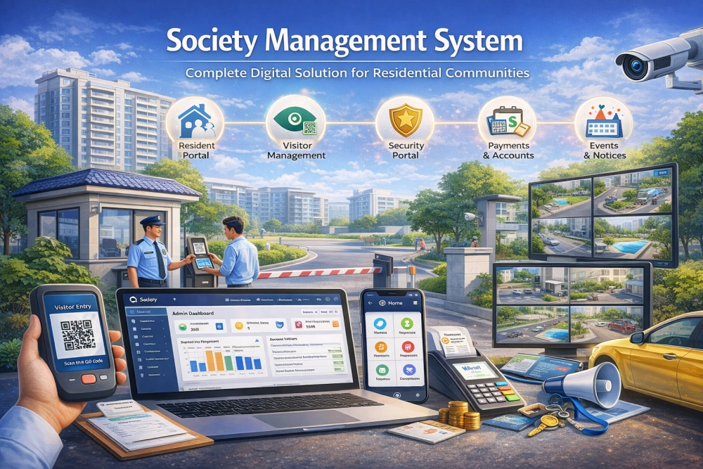 Society Visitor Management System (VMS)