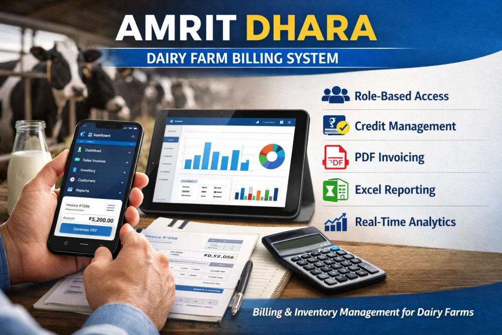 Amrit Dhara Dairy Farm Billing System