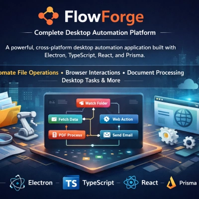 FlowForge - Complete Desktop Automation Platform