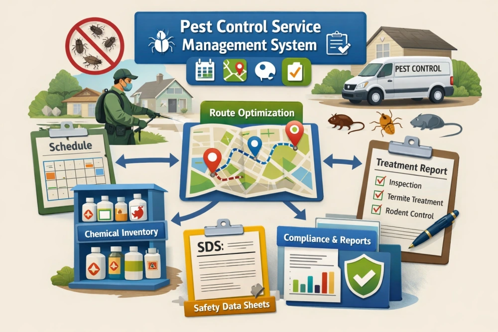 Pest Control Service Management System