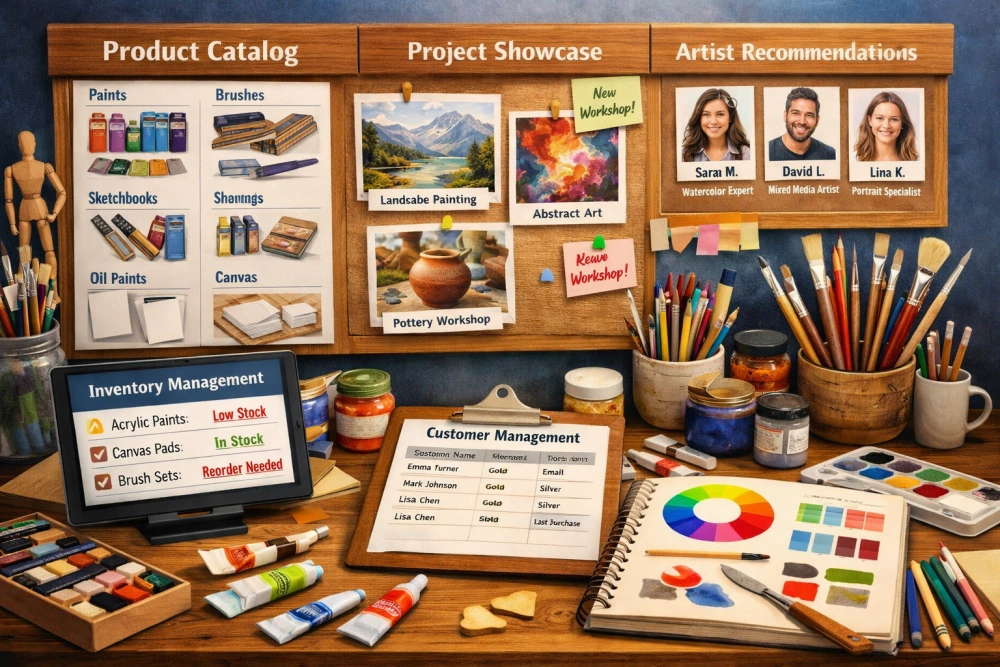 Art Supplies Store