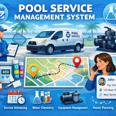 Pool Cleaning & Maintenance Service Management